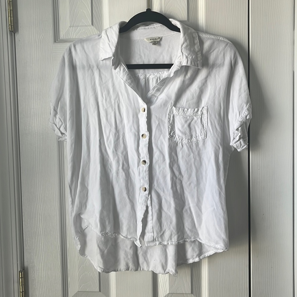 Sim & Sam White Button up